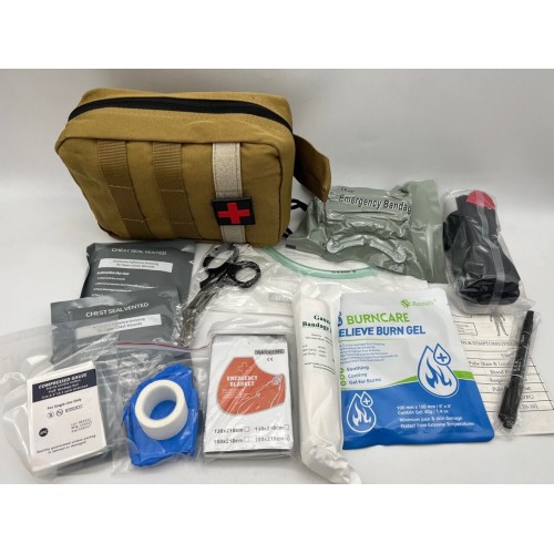Номер 2. АРМЕЙСКАЯ АПТЕЧКА первой помощи ‼️УКОМПЛЕКТОВАННАЯ (с противоожоговым гелем BURNCARE в комплекте) / универсальная медицинская аптечка в Керчи