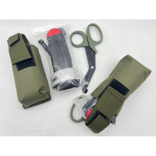 Чехол в комплекте с турникетом 95 см и ножницами для крепления на систему молле в Керчи