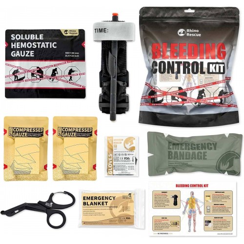 Комплект для остановки кровотечений «Bleeding Control Kit» Rhino Rescue в Керчи