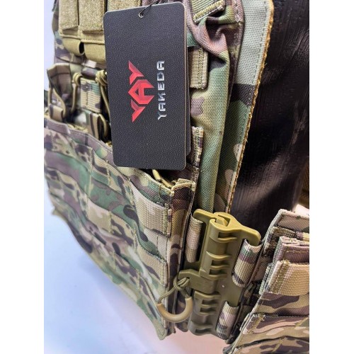 Жилет (плитник быстросъёмный YAKEDA original /разгрузка)2 с подсумками на спине в Керчи