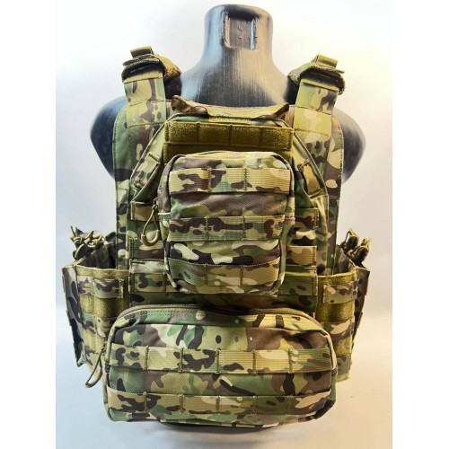 Жилет (плитник быстросъёмный YAKEDA original /разгрузка)2 с подсумками на спине в Керчи