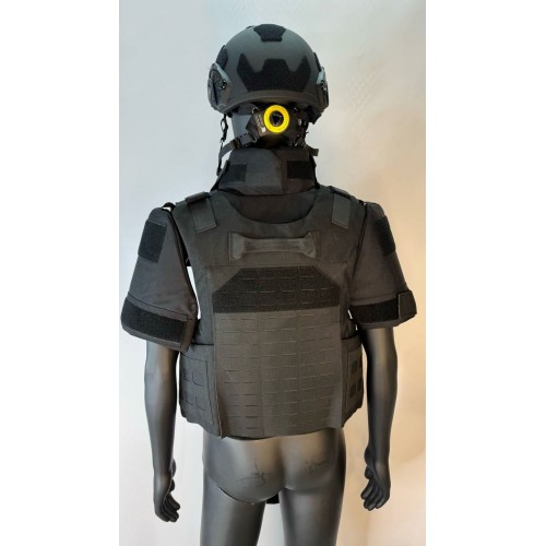Бронежилет разгрузочный UNIVERSAL ARMOR в Керчи (СВМПЭ + бронеплиты Бр5 класса) черный