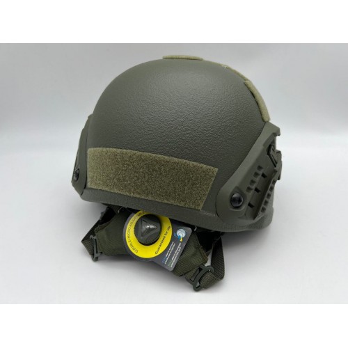 Кевларовый тактический баллистический композитный шлем ACH MICH NIJ IIIA Ops-Core (цвет «олива») / Бр2 класс защиты / с защитой ушей и системой регулировки Венди в Керчи
