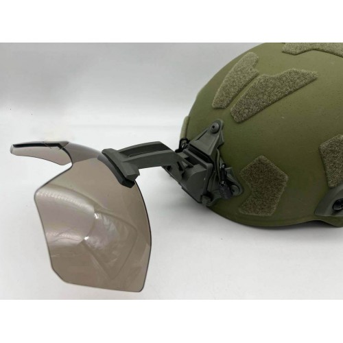 Откидные флип очки с кронштейном на шрауд для тактического шлема в Керчи