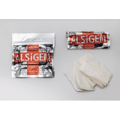 Тампонада AlsigemRu алюмосиликатная (каолиновая) впитывающая 7,5 х 185 см в Керчи