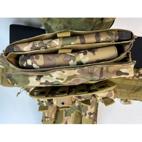 Жилет (плитник быстросъёмный/разгрузка) с возможностью установки боковых плит или боковых баллистических пакетов в Керчи